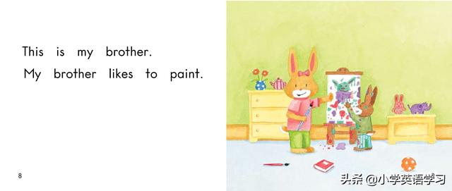 绘本故事《小兔子幸福的一家》