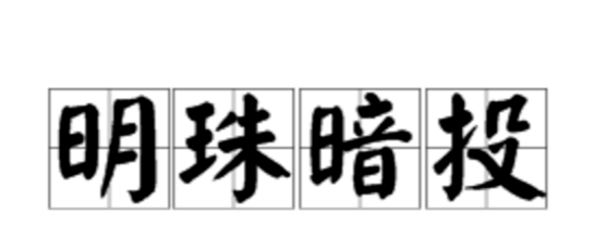 明珠暗投