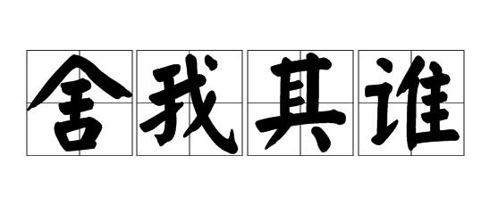 舍我其谁