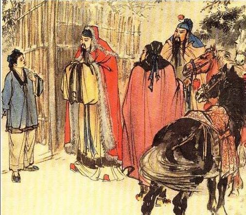 三顾茅庐的故事