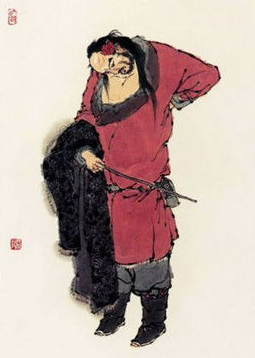 李白醉书狂草敌兵