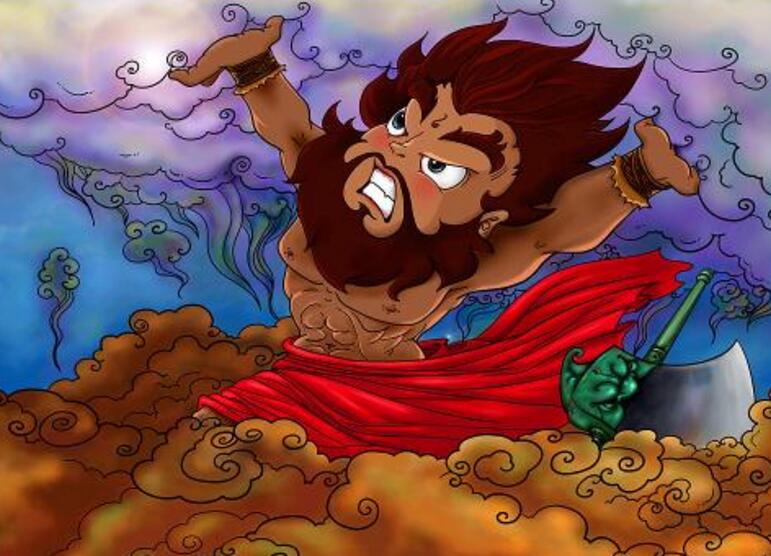 盘古开天辟地的神话故事