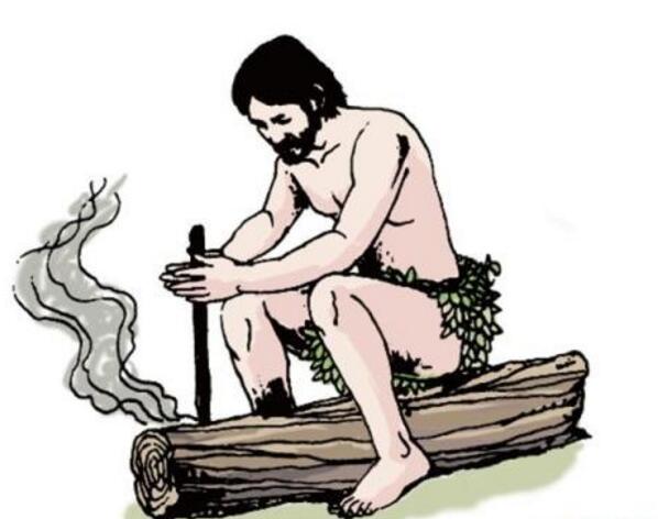 燧人氏钻木取火