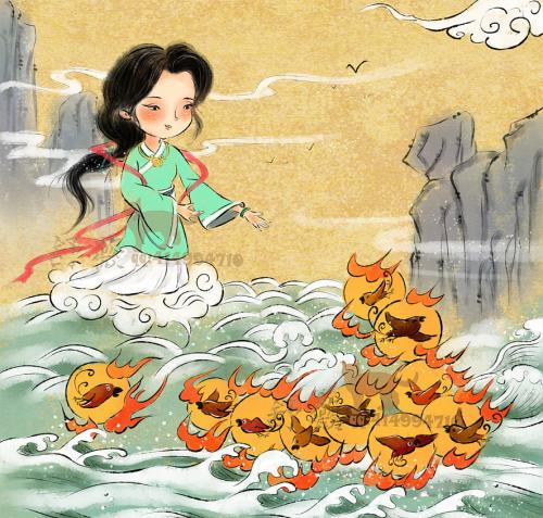 南极星和北极星的传说故事