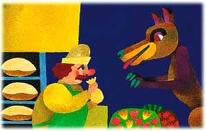 图文故事:大灰狼和七只小羊