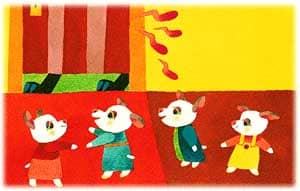 图文故事:大灰狼和七只小羊